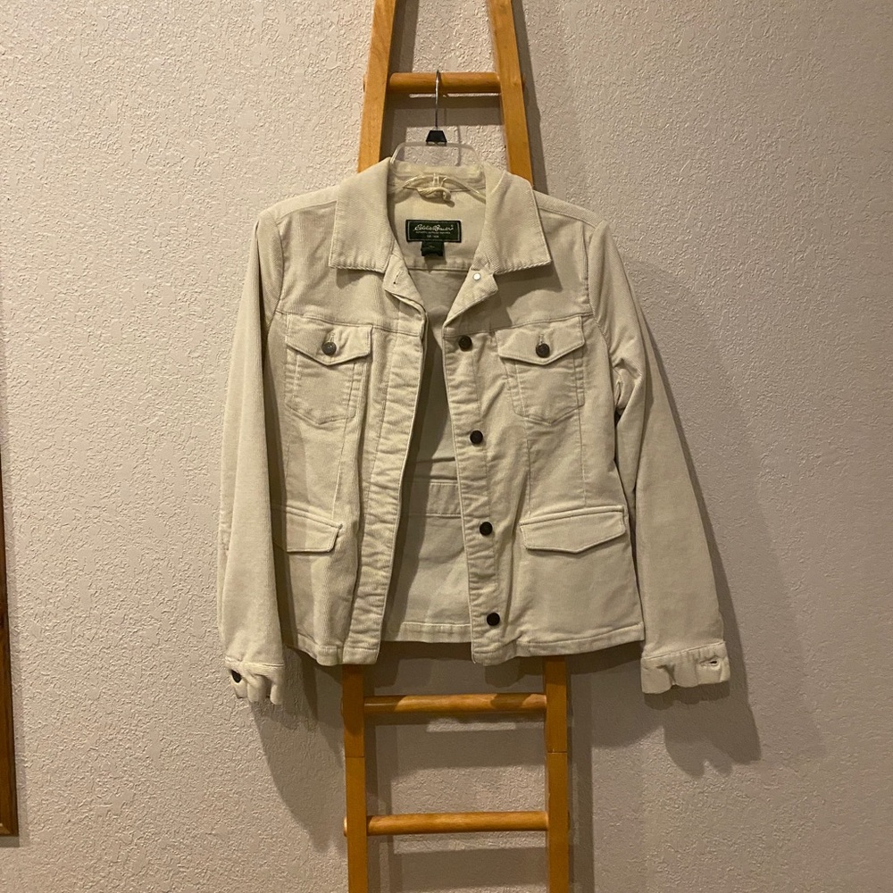 Corduroy white jacket